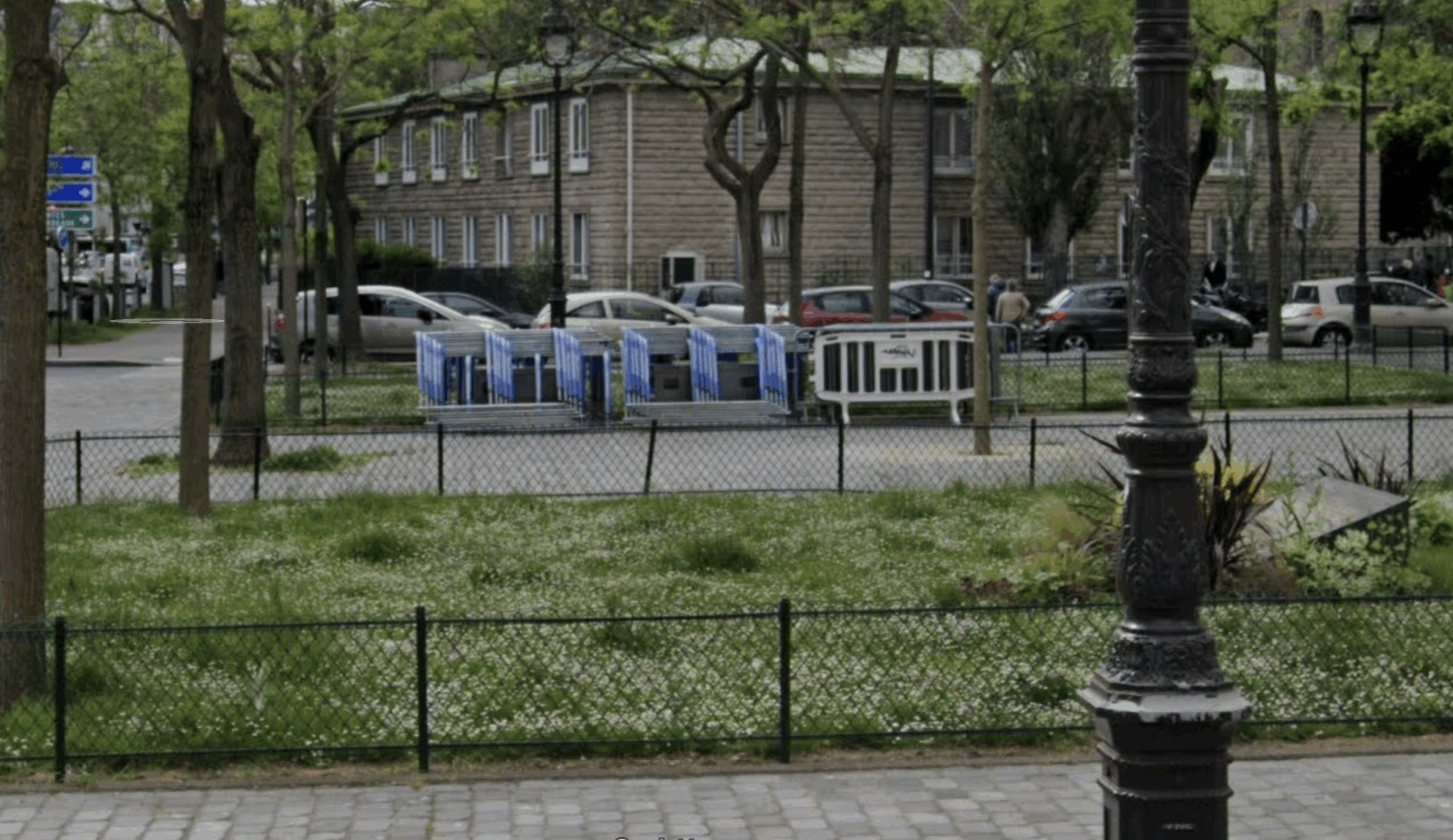 Paris Saint Germain - Parc des Princes - Place Stefanik - Emplacements pour vélos pliés